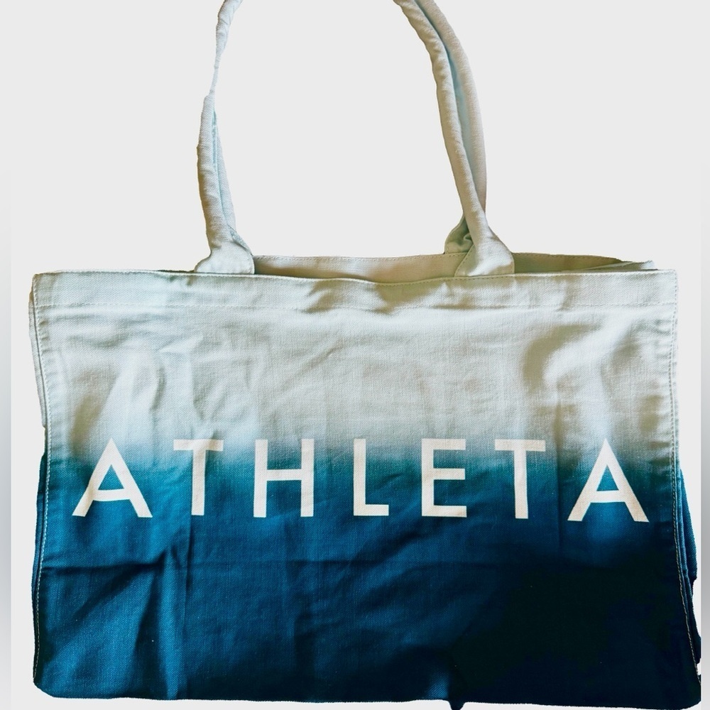 NWOT Athleta Ombre Blue Tote Bag